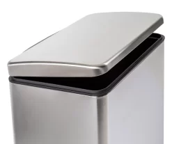 Stainless Steel 15.3-Gal. Rectangular Pedal Soft-Close Trash Can -Deco Haven Shop 810669730 A0 5
