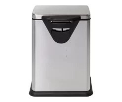 Stainless Steel 15.3-Gal. Rectangular Pedal Soft-Close Trash Can -Deco Haven Shop 810669730 A0 6