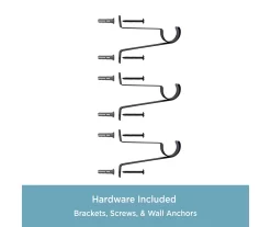 Kenney Marble 1" Adjustable Curtain Rod -Deco Haven Shop 810679562 A0 07