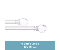 Kenney Marble 1" Adjustable Curtain Rod -Deco Haven Shop 810679563 A0 03