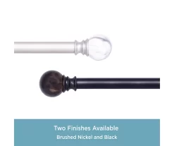 Kenney Marble 1" Adjustable Curtain Rod -Deco Haven Shop 810679563 A0 08