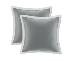 Kingston Gray & White Buffalo Check California King 8-Piece Comforter Set -Deco Haven Shop 810679989 810679990 810679991 A8 5