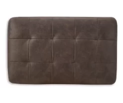 Signature Design By Ashley Maderla Faux Leather Ottoman -Deco Haven Shop 810697964 A4 4