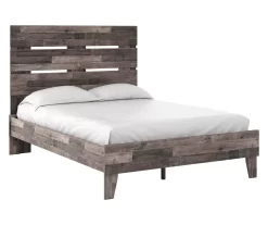 Signature Design By Ashley Neilsville Gray Full Panel Platform Bed