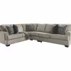 Signature Design By Ashley Bovarian Stone 3-Piece Sectional With Right-Facing Loveseat